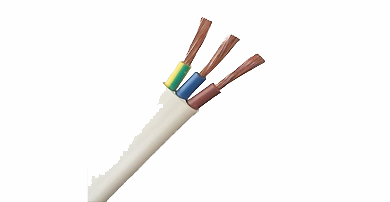 Cu / PVC / PVC 6193y câble plat à trois noyaux