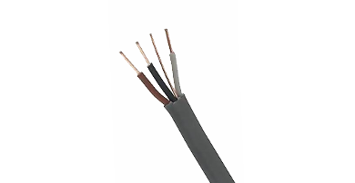 Cu / PVC / PVC 6243y câble plat à trois noyaux