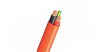 2.5 mm orange circular cable